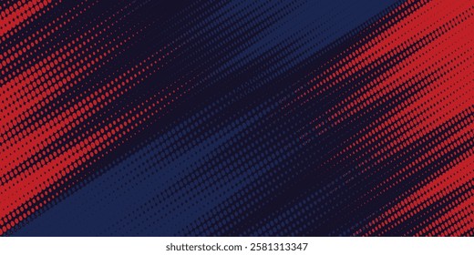 Abstract horizontal bright red and blue stripes background	
