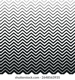 Abstracte horizontale Chevron lijnen Patroon Design Art