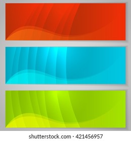 Resumen de banderas de color horizontales aisladas en fondo gris.
