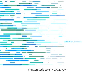 Abstract Horizontal Colored Lines