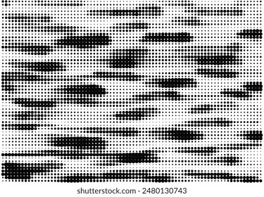 Abstractas fondo de Vector de semitonos con rayas onduladas y contraste Horizontal. Ilustración texturizada geométrica en blanco y negro para el Anuncio marino, cubierta, textura de agua, diseño de superficie