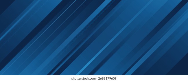 Fundo azul escuro horizontal abstrato com conceito corporativo moderno