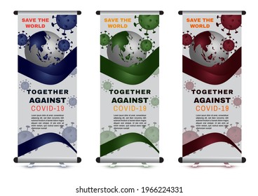 abstract horizontal edvertising banner template