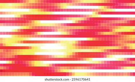 Abstract horizontal glowing color lines. Multicolored horizontal linear background. Abstract gradient background. Web design background. Vector illustration.