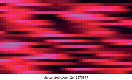Abstract horizontal glowing color lines. Multicolored horizontal linear background. Abstract gradient background. Web design background. Vector illustration.