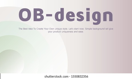 Abstract horizontal Landing page design. Universal Vector gradient background template for websites, apps