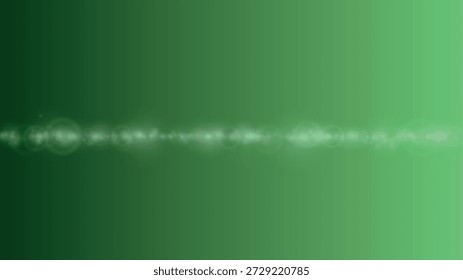 Abstractas haz de luz Horizontal sobre fondo verde suave con desenfoque brillante