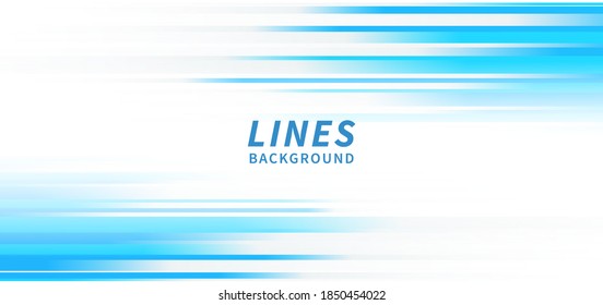 Abstract horizontal light blue stripe lines on white background. You can use for ad, poster, template, business presentation. Vector illustration