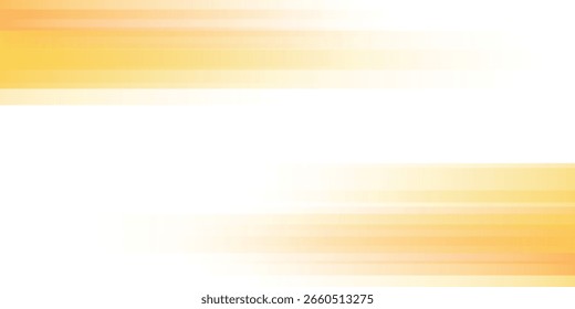 Abstract horizontal light orange stripe lines on white background. Vector illustration