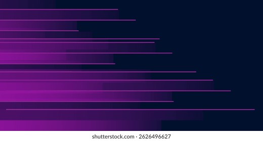 Abstract horizontal light purple and dark blue stripe lines background. You can use for ad, poster, template, business presentation.