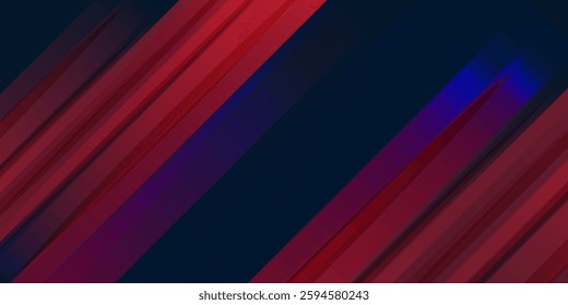 Abstract horizontal light red and blue stripe lines background. You can use for ad, poster, template, business