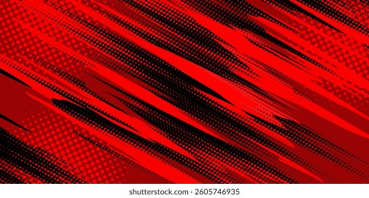 Abstract horizontal light red and blue stripe lines background. You can use for ad, poster, template, business presentation. Vector illustration	