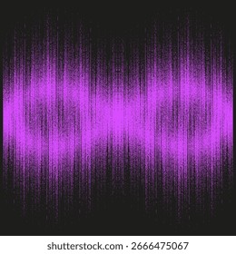 Abstract horizontal lines. Sound wave pattern. Purple digital equalizer. Vector glitch background. EPS 10.