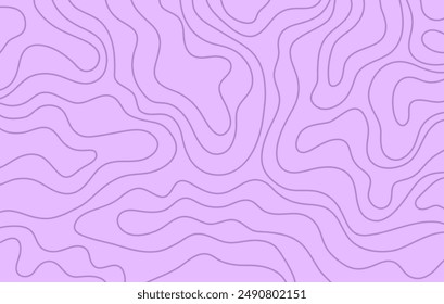 Abstract horizontal monochrome background with linear waves. Trendy vector illustration in style retro 60s, 70s.