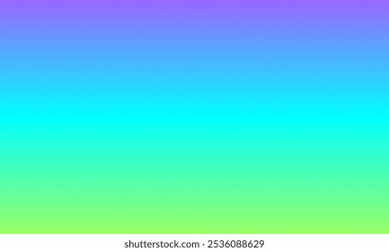 plano de fundo de linhas de néon horizontal abstrato com gradiente ciano, azul, verde, roxo.