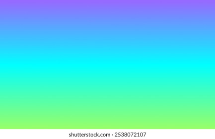 plano de fundo de linhas de néon horizontal abstrato com gradiente ciano, azul, verde, roxo.