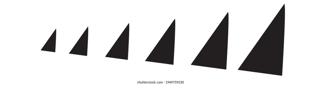 Abstract horizontal, oblong and long vector illustration element