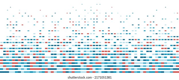 Resumen de color panorámico horizontal medio tono fondo con espacio de copia. Borde inferior. Ilustración brillante con palos de color. Diseño inteligente para su anuncio comercial.