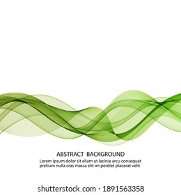 
Abstract horizontal smooth wave background, design element