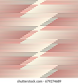 Abstrakter horizontaler Streifen-Hintergrund. Nahtlose Geometrische Muster. Vektorendlose Bildschirmhintergrund