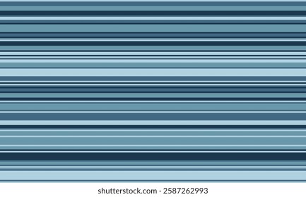 Abstract horizontal stripes in calming blues.  Perfect for backgrounds, website design, or textile patterns.  Evokes feelings of serenity and order. Minimalist, modern aesthetic.