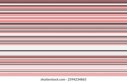 Abstract horizontal stripes in soft pink, brown, and white create a calming, minimalist design. Ideal for backgrounds, websites, or textile patterns.  Evokes feelings of serenity and simplicity.
