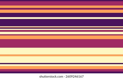 Abstract horizontal stripes in warm sunset hues.  Perfect for backgrounds, website design, textiles, or packaging.  The calming palette evokes feelings of serenity and warmth.