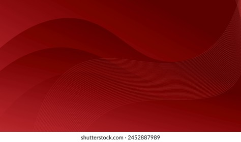 abstract horizontal technology banner with blue neon diagonal lines. Vector illustration dark elegant background.