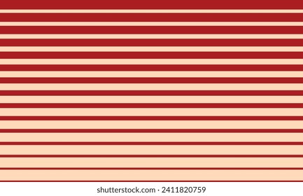 abstract horizontal thin to thick peach maroon line pattern.