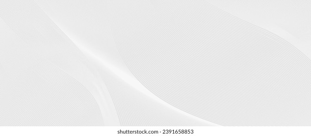 Abstract horizontal vector background with luxury white line pattern (striped texture). Premium design template for business banner, formal backdrop, wedding catalog prestigious voucher, invite