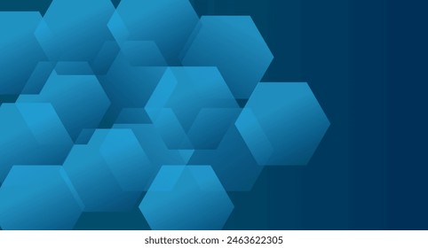 Abstract horizontal vector template for business banner