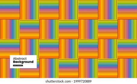 Abstract horizontal and vertical colorful background design
