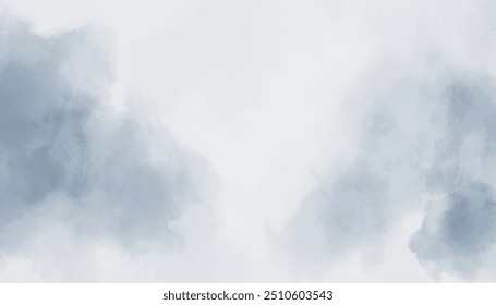 Abstract horizontal watercolor background. Hand drawn vector texture. Brush stroked painting pastel color watercolour