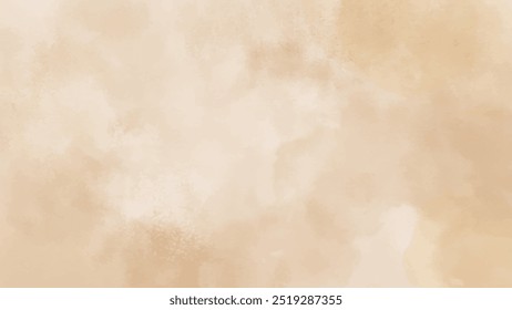 Abstract horizontal watercolor background. Hand drawn vector texture. Brush stroked painting pastel color watercolour