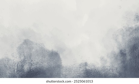 Abstract horizontal watercolor background. Hand drawn vector texture. Brush stroked painting pastel color watercolour