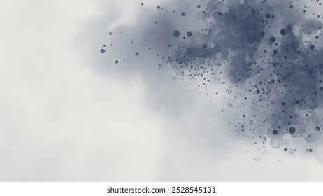 Abstractas fondo de acuarela Horizontal. Textura de Vector dibujado a mano. Pincel pintado color pastel acuarela