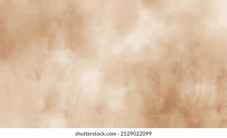 Abstract horizontal watercolor background. Hand drawn vector texture. Brush stroked painting pastel color watercolour