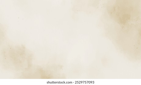 Abstract horizontal watercolor background. Hand drawn vector texture. Brush stroked painting pastel color watercolour