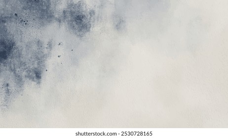 Abstractas fondo de acuarela Horizontal. Textura de Vector dibujado a mano. Pincel pintado color pastel acuarela