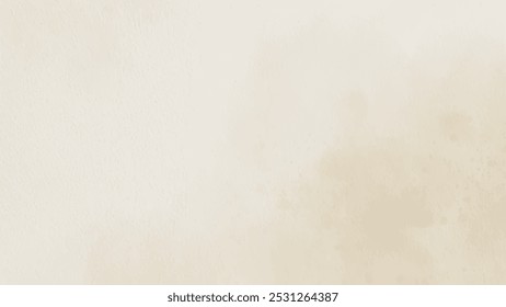 Abstract horizontal watercolor background. Hand drawn vector texture. Brush stroked painting pastel color watercolour