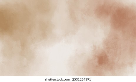 Abstract horizontal watercolor background. Hand drawn vector texture. Brush stroked painting pastel color watercolour