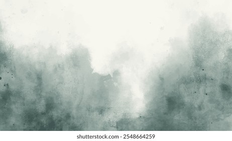 Abstract horizontal watercolor background. Hand drawn vector texture. Brush stroked painting pastel color watercolour