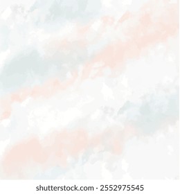 Abstract horizontal watercolor background. Hand drawn vector texture. Brush strokes painting pastel color watercolor