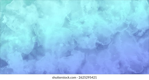 Abstract horizontal watercolor background. Hand drawn vector texture. Brush stroked painting pastel color watercolour. modern