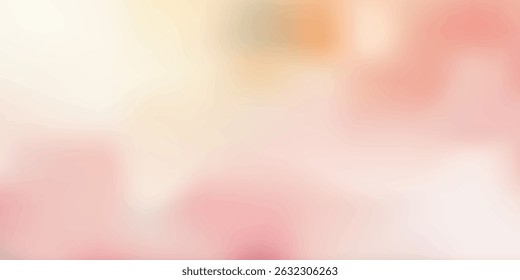 Abstract horizontal watercolor background. Hand drawn vector texture. Brush stroked painting pastel color watercolour