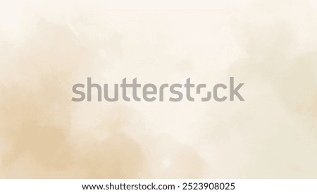 Abstract horizontal watercolor background. Hand drawn vector texture. Brush stroked painting pastel color watercolour