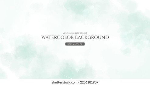 Abstrakter horizontaler Aquarell-Hintergrund. Neutrale, hellfarbene, leere Raumhintergrund