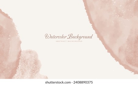 Abstrakter horizontaler Aquarell-Hintergrund. Neutrale, hellfarbene, leere Raumhintergrund