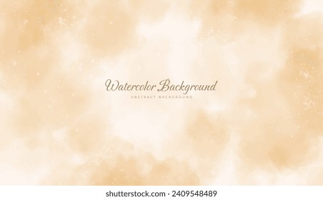Abstract horizontal watercolor background. Neutral light colored empty space background illustration