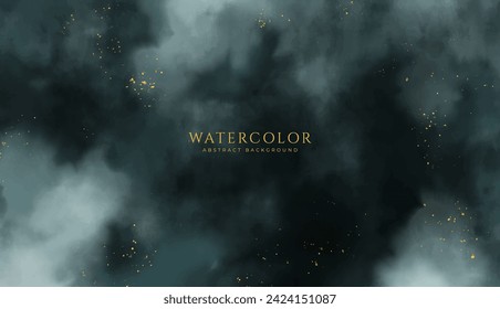 Abstract horizontal watercolor background. Neutral light colored empty space background illustration